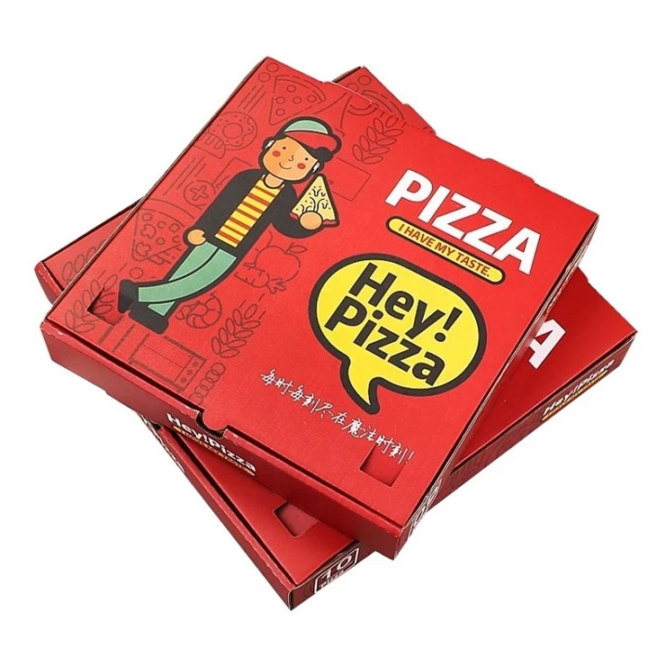 Hộp Pizza đầy màu sắc có thể tái chế có thể tùy chỉnh