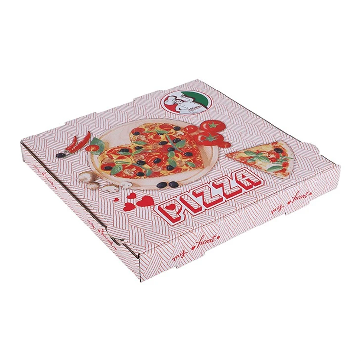 Hộp gấp các tông sóng Pizza tùy chỉnh