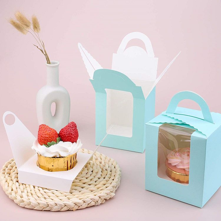 Hộp bánh cao cửa sổ PET cường độ cao